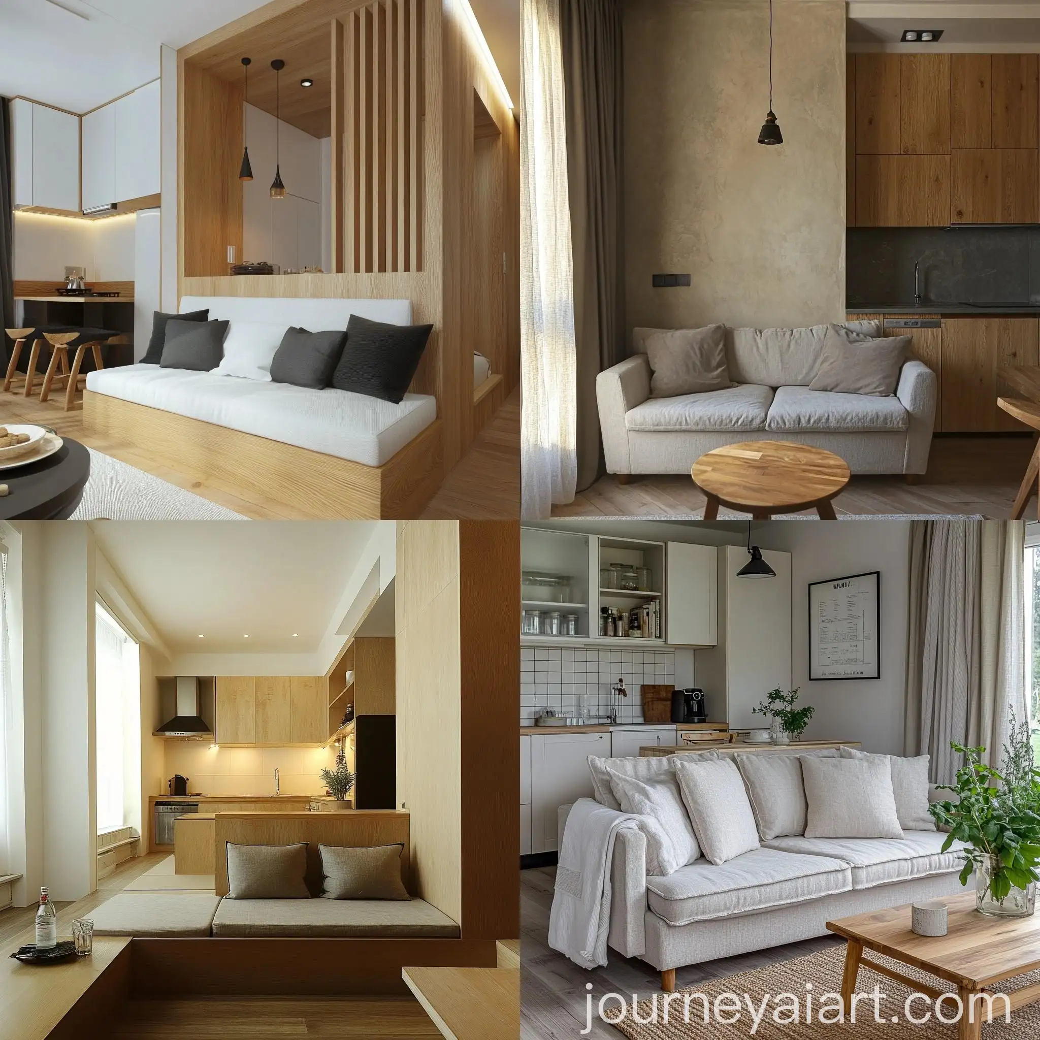Elegant-40-Square-Meter-Room-with-Wooden-Sofa