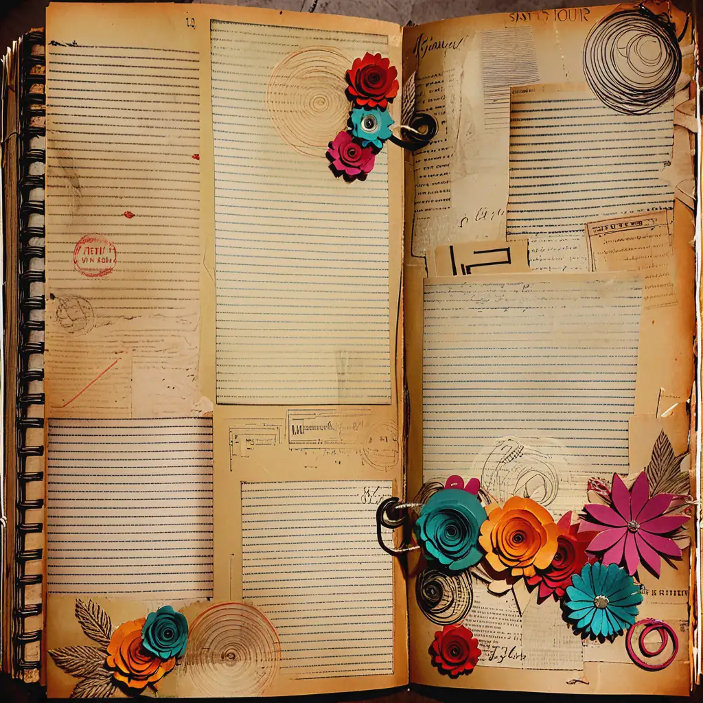 Creative Junk Journal Paper Collection for Artistic Projects