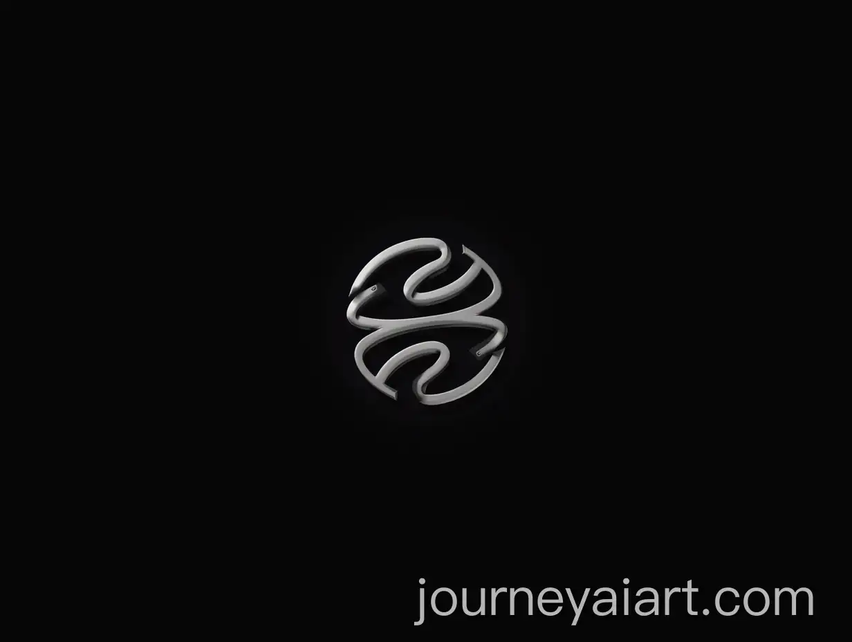 Modern-Abstract-Logo-Design-on-Black-Background