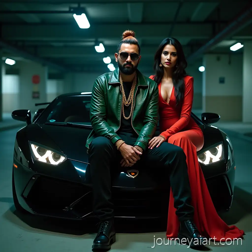 Yo-YoYo-Yo-Honey-Singh-album-Honey-Singh-and-Glamorous-Model-in-Luxury-Car-with-Cinematic-Lighting