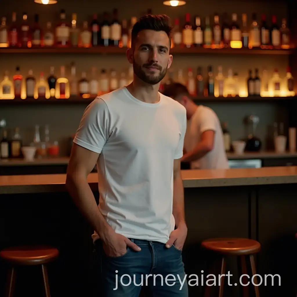 32YearOld-Man-at-Casual-Drink-Bar-with-Ambient-Lighting
