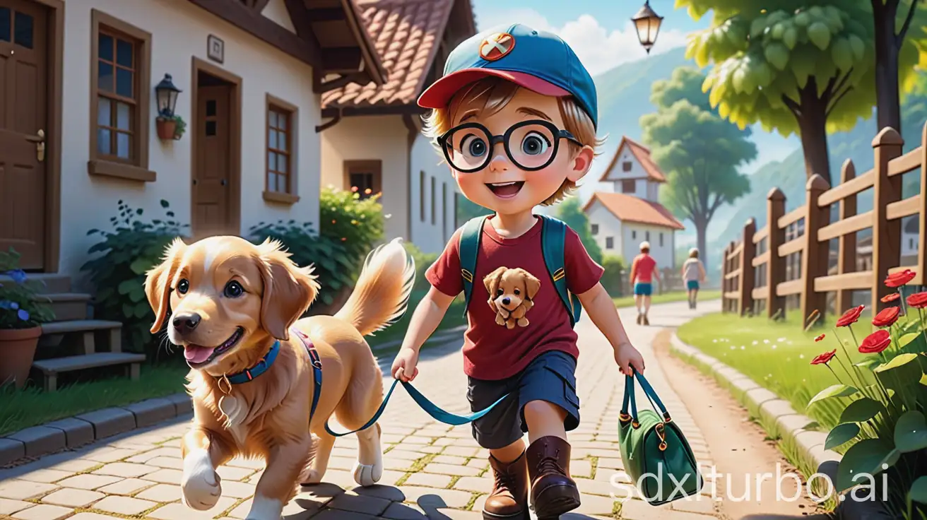 Adventure-of-Max-and-Buddy-3D-Animated-Scene-with-a-Young-Boy-and-Golden-Retriever