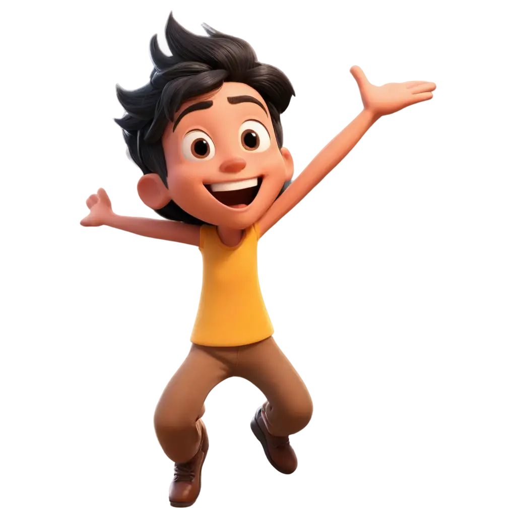 Excited-Animation-Character-PNG-Image-High-Quality-for-Clear-and-Engaging-Designs