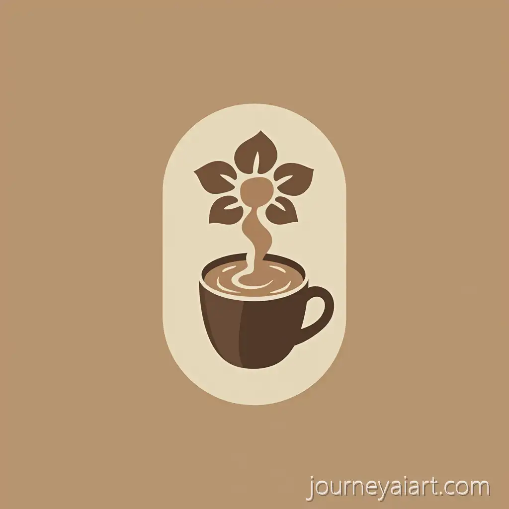 Minimalistic-Meraki-Coffee-Logo-Design-with-Neutral-Colors