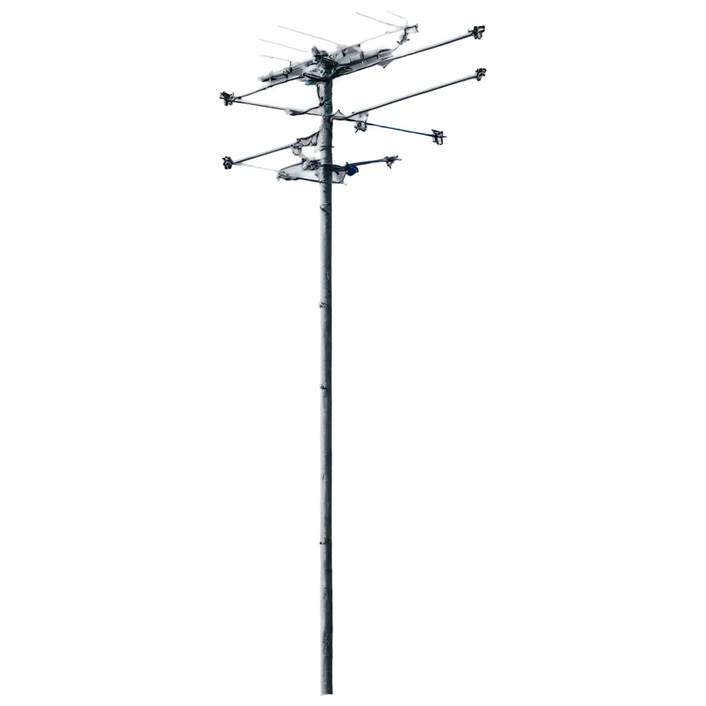 Electric-Pole-PNG-Image-HighQuality-Transparent-Format-for-Versatile-Applications