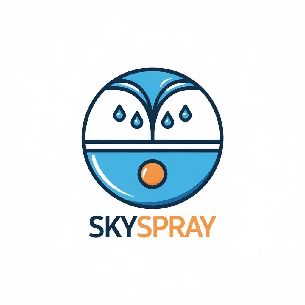 LOGO Design for SKYSPRAY Modern Humidifier Symbol with Clean and Minimalist Style for Retail Industry