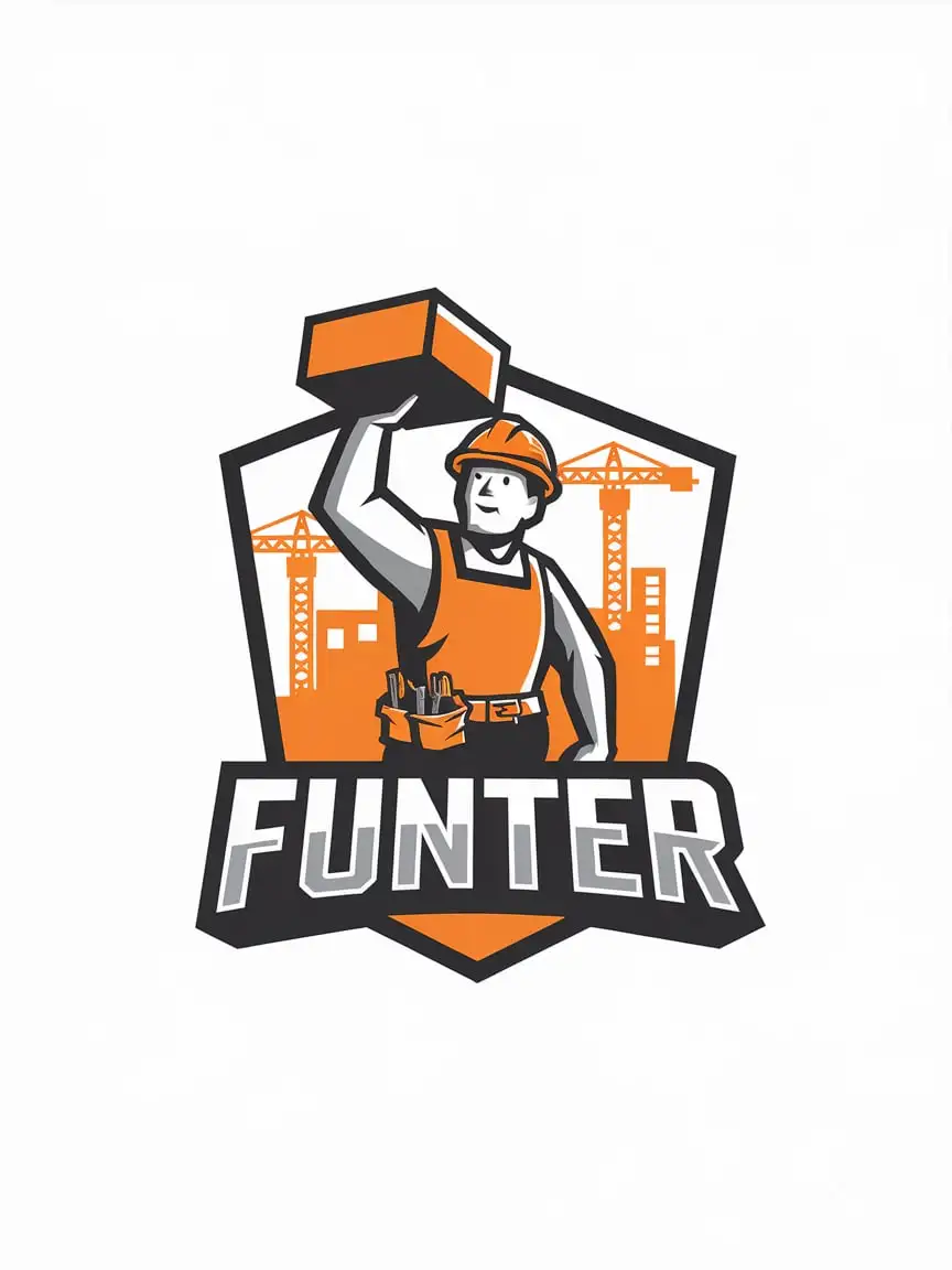 Dynamic-Logo-Design-for-Funter-Construction-Company