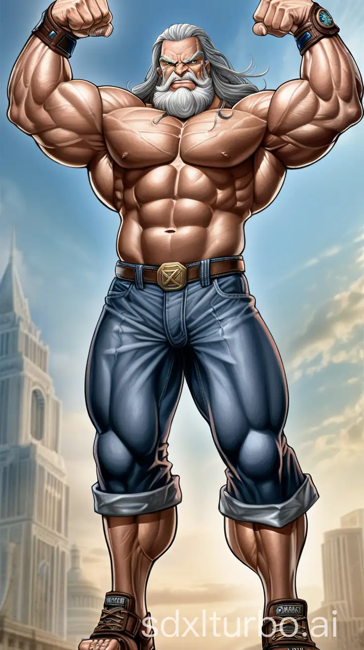 Superhuman-Giant-with-Exaggerated-Physique-Showing-Massive-Biceps-and-Muscles