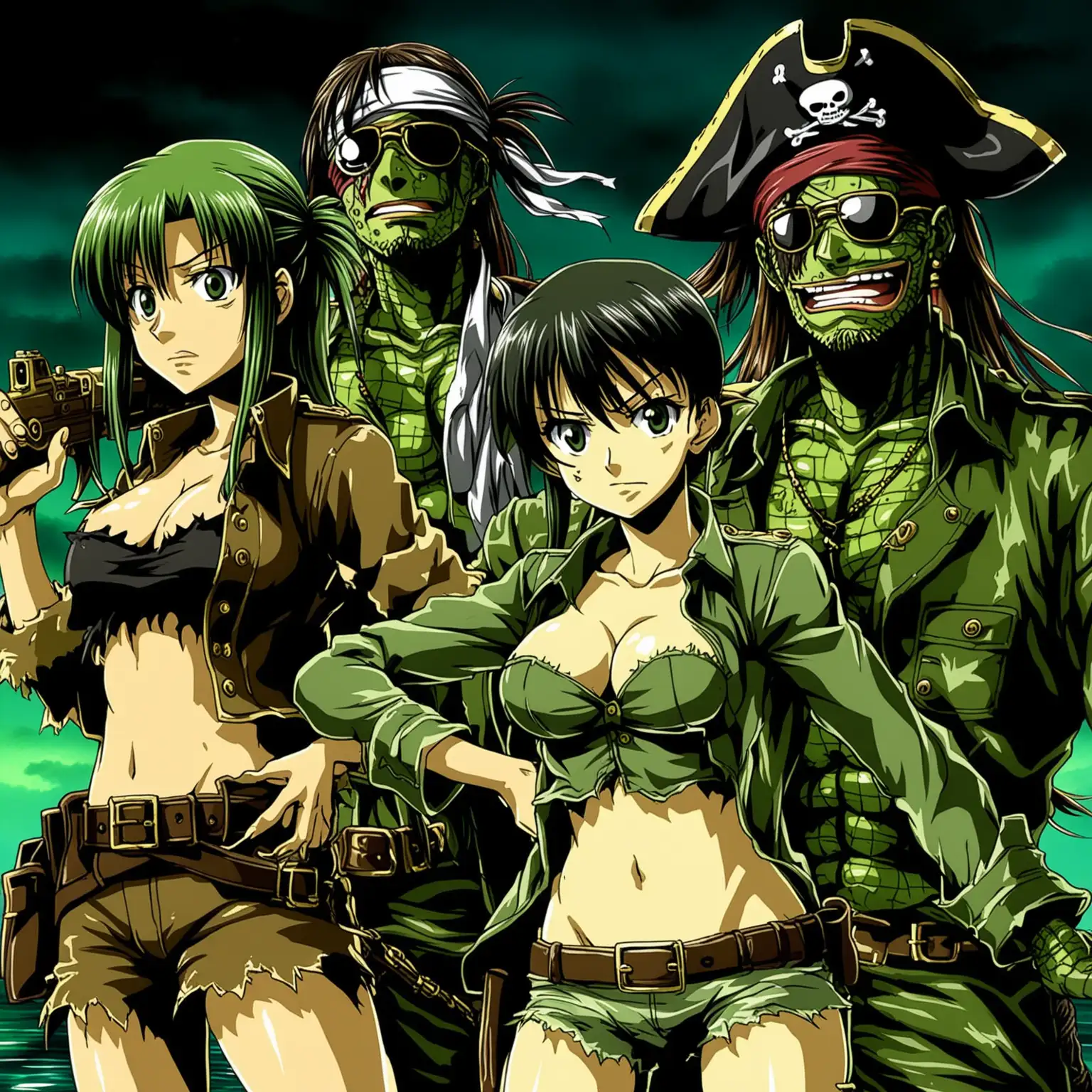 Anime pirates of Black Lagoon