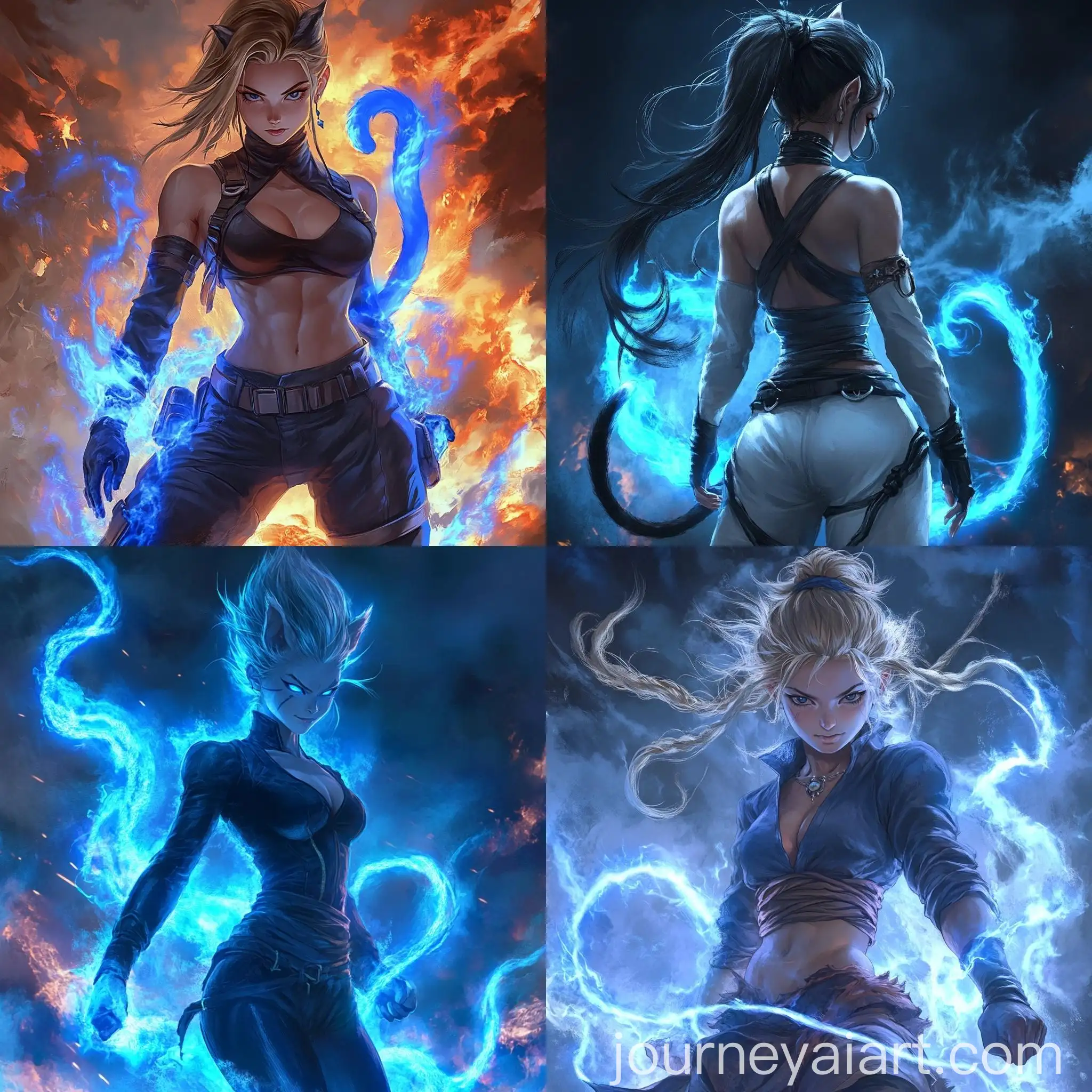 Epic-Female-Saiyan-Warrior-in-Advanced-Battle-Attire