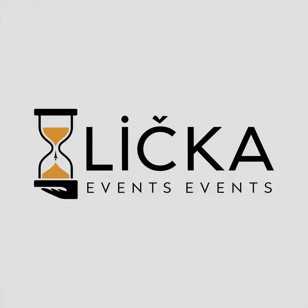 LOGO-Design-for-Lika-Time-in-Hand-with-15-Minutes-Running-Out-Events-Industry