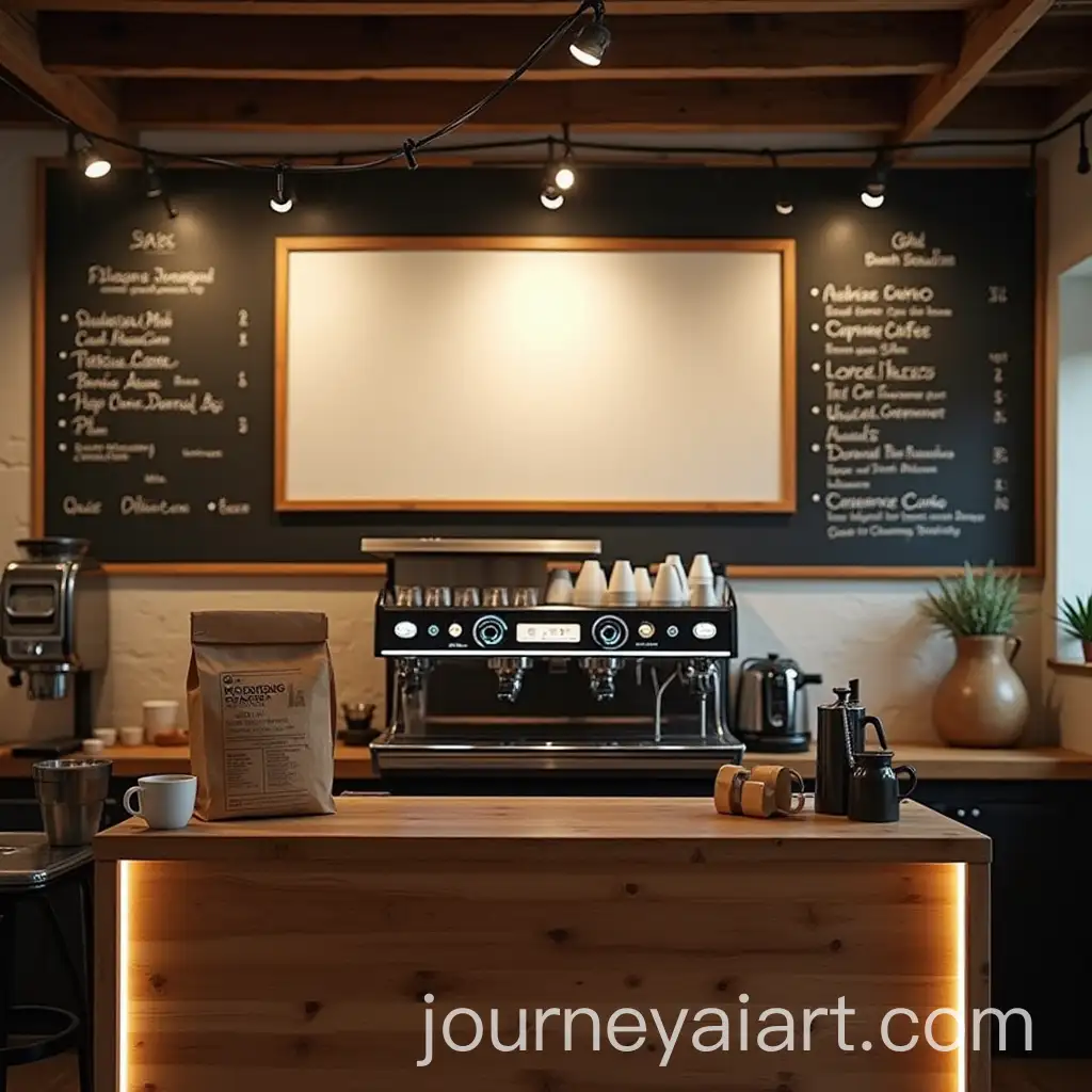 Cozy-Coffee-Shop-with-Modern-Counter-and-Warm-Ambience