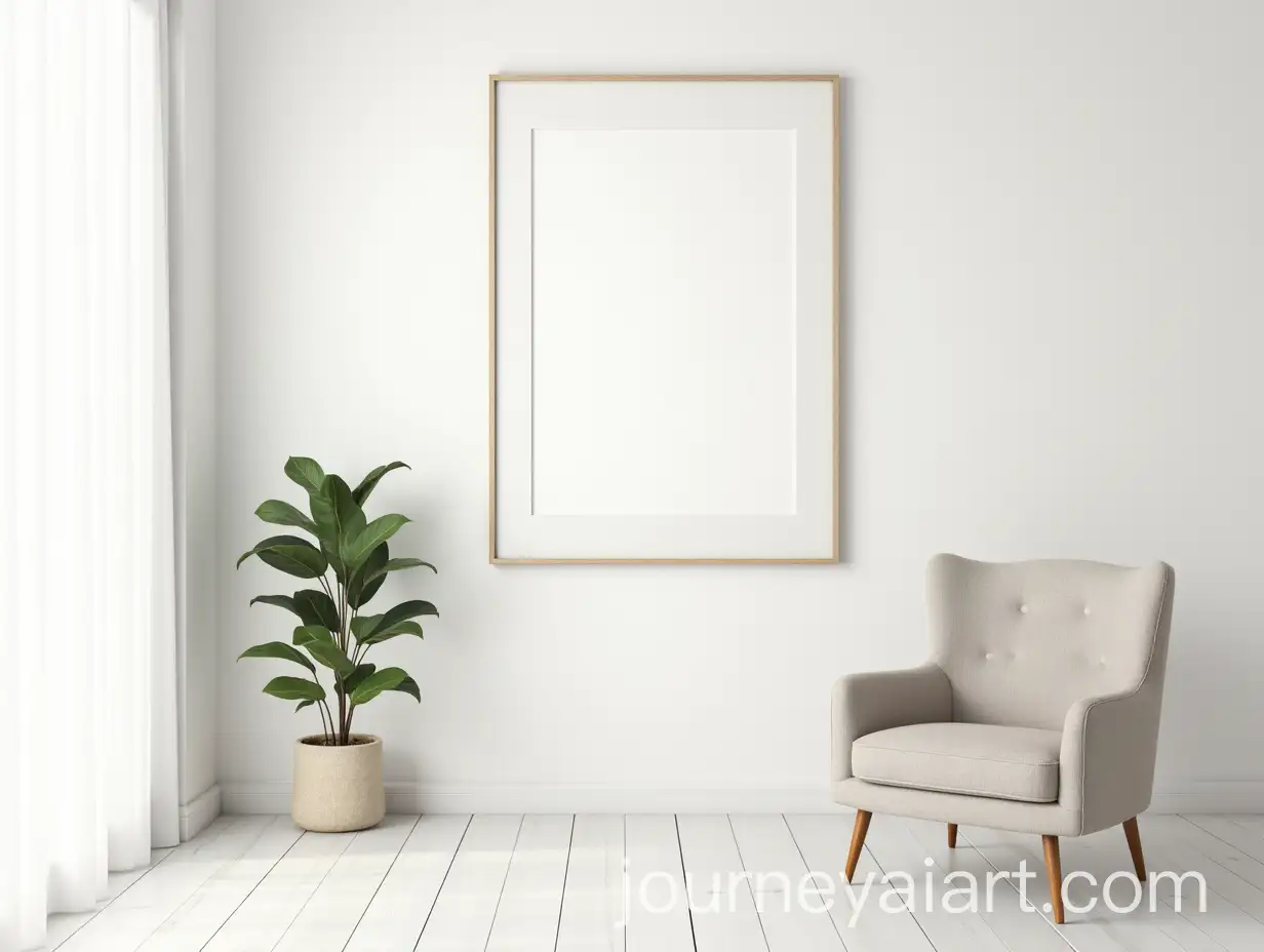 Minimalist-Living-Room-with-Modern-Chair-and-Potted-Plant