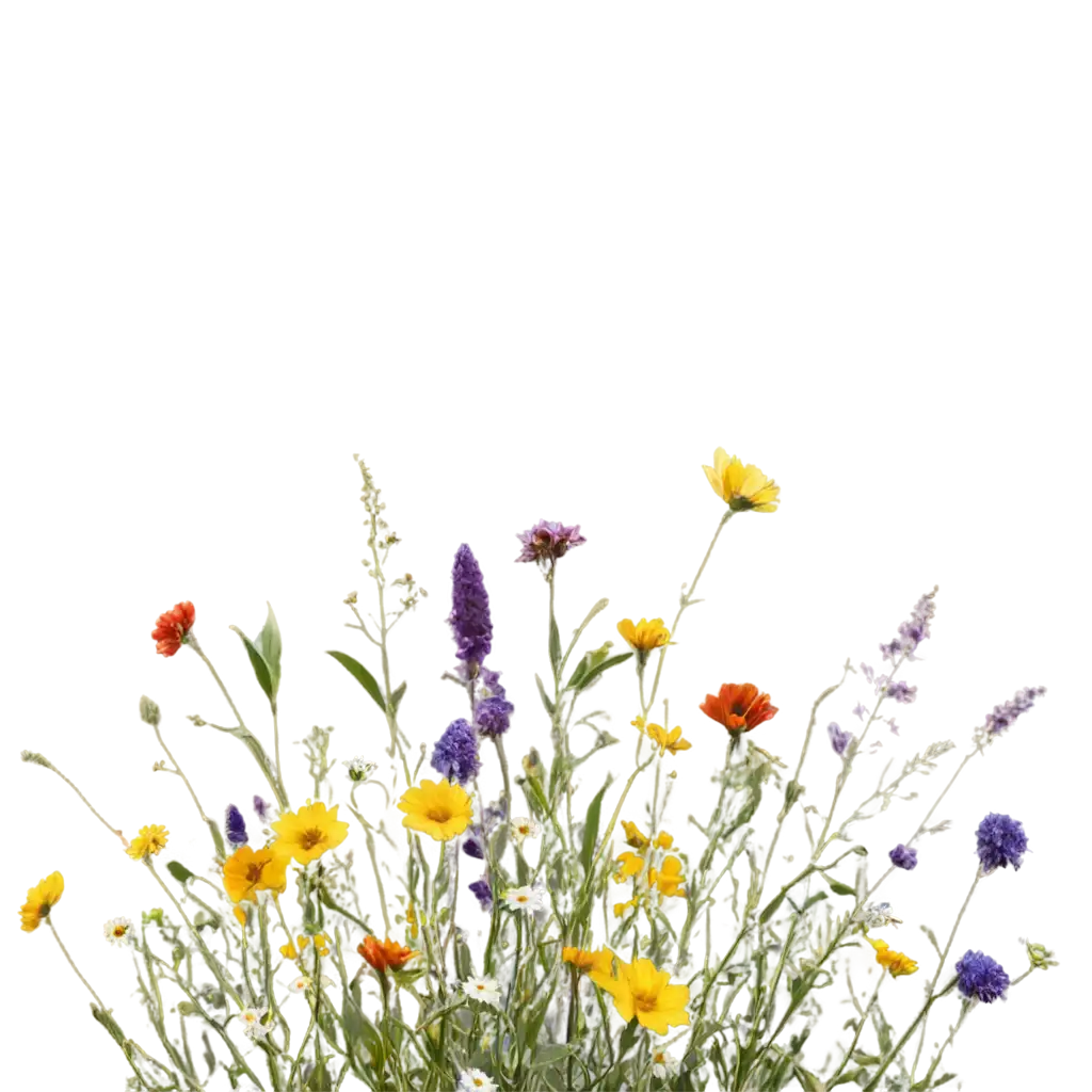 Vibrant-Bouquet-of-Wild-Flowers-PNG-Capturing-Natures-Splendor-in-High-Quality