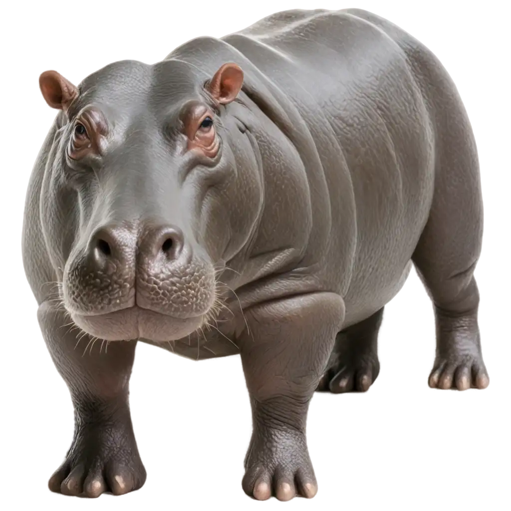 HighQuality-PNG-Hippopotamus-Image-on-White-Background