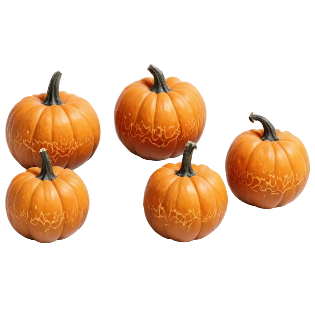 Close-Up-of-Amber-Marbled-Pumpkin-PNG-in-Video-Game-Style-HighQuality-Digital-Image-for-Various-Applications