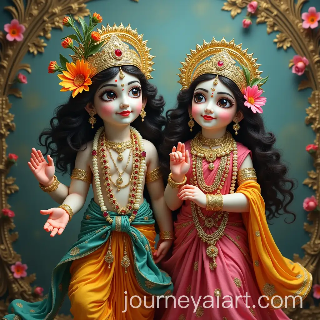 Radha-Krishna-in-Divine-Embrace-with-Vibrant-ColorsAI-Art-Prompt-Expansion