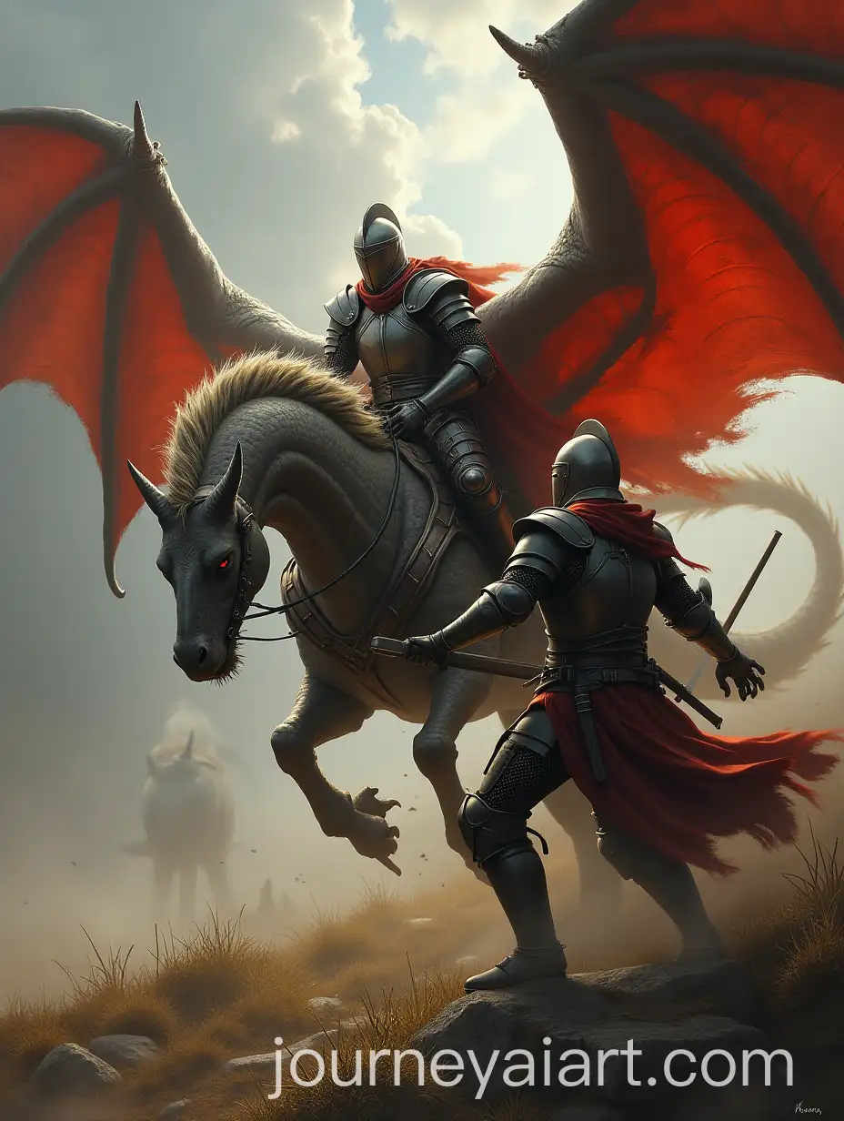 Epic-Battle-Between-a-KnightAI-Art-Prompt-Expansion-and-a-Dragon-in-Fantasy-Landscape