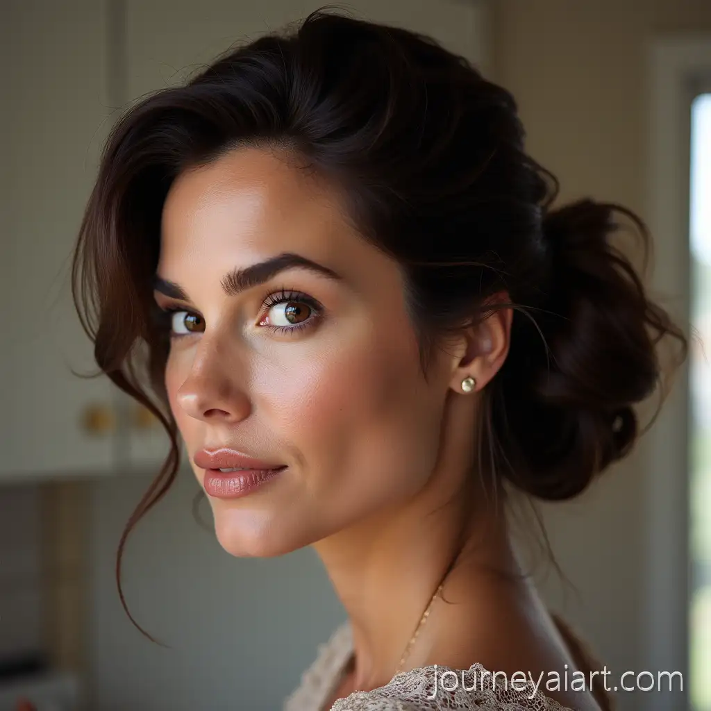 Elegant-Side-Profile-Portrait-of-Brooke-Shields-in-Soft-Lighting