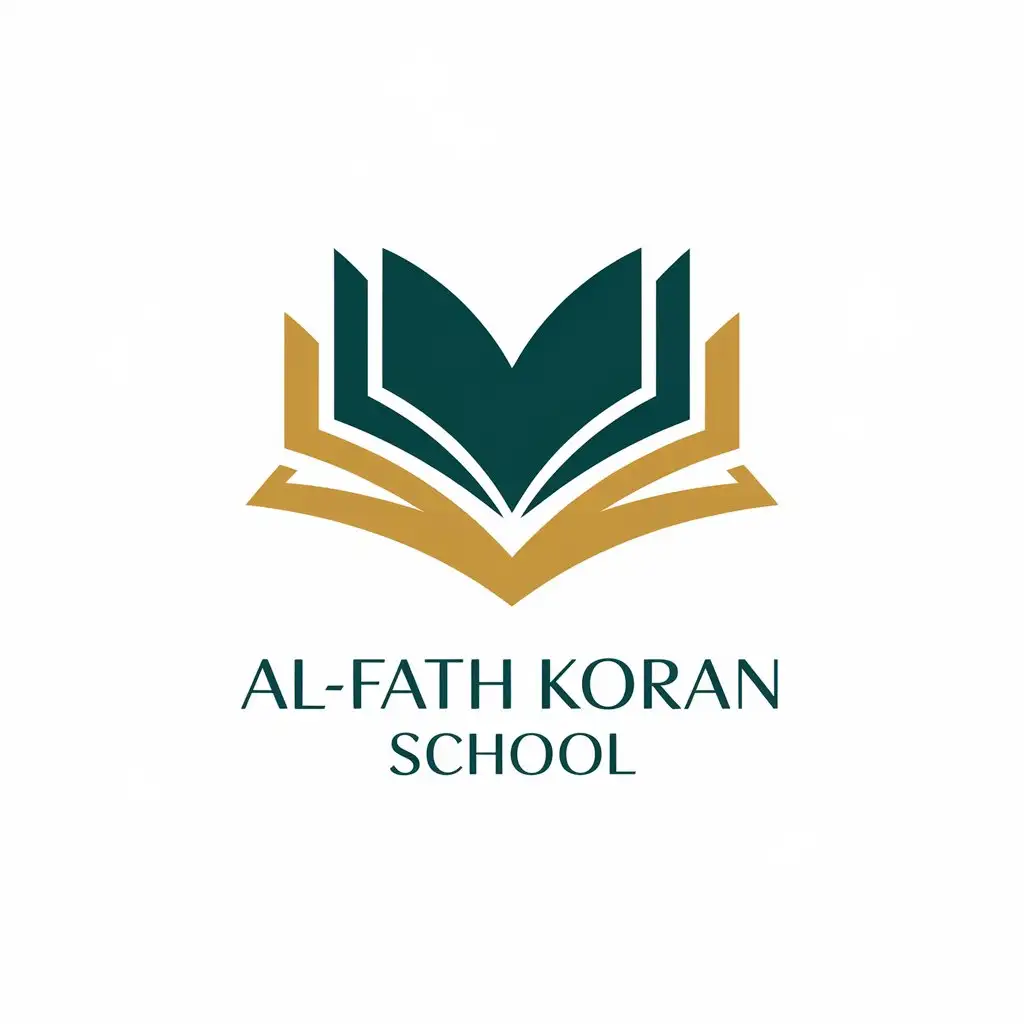 LOGO-Design-For-AlFATH-Koran-School-Book-Symbol-in-Education-Industry