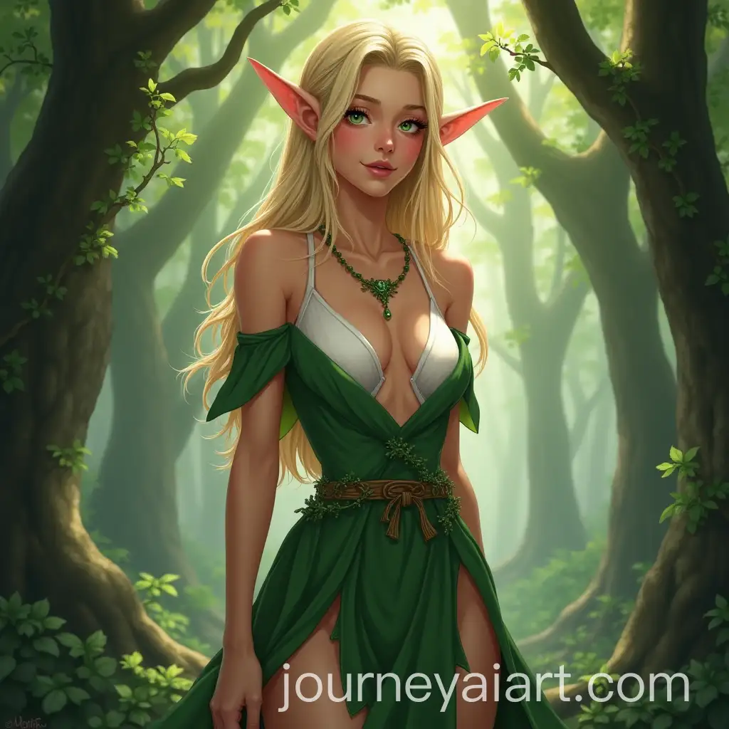 Elisa-the-Elf-in-the-Everlasting-Forest-A-Glimpse-of-Natures-Beauty