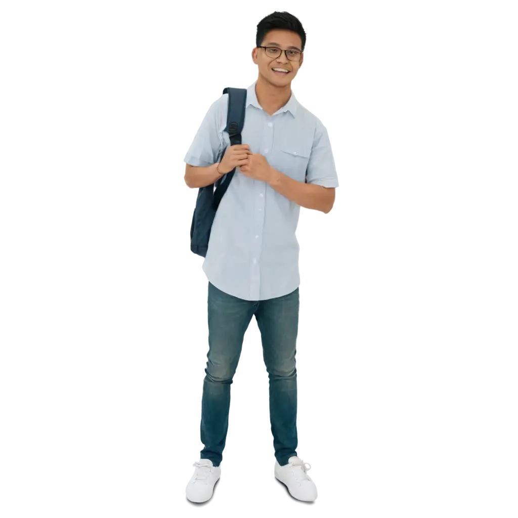 Indonesian-Men-College-Student-Standing-PNG-Image