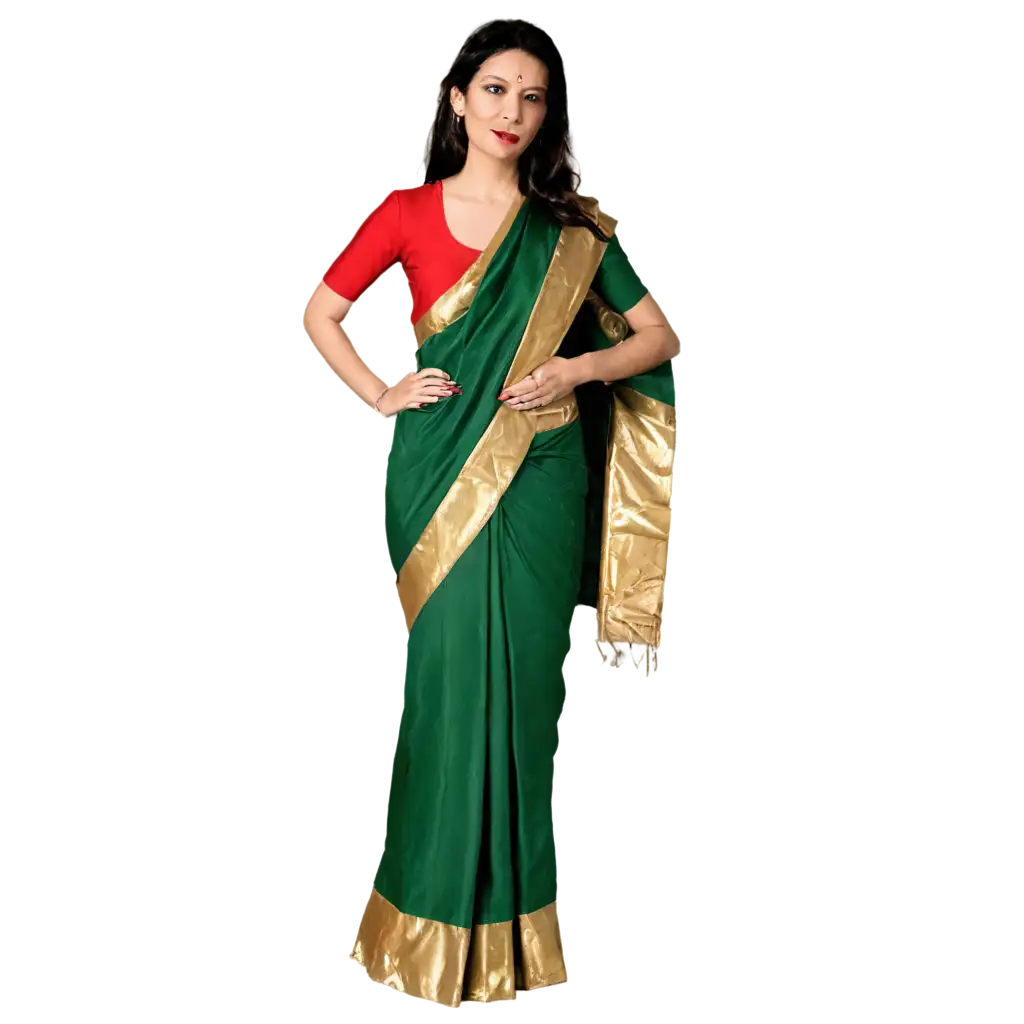 Mysore-Silk-Saree-PNG-Image-Capturing-the-Elegance-and-Tradition-in-HighQuality-Format