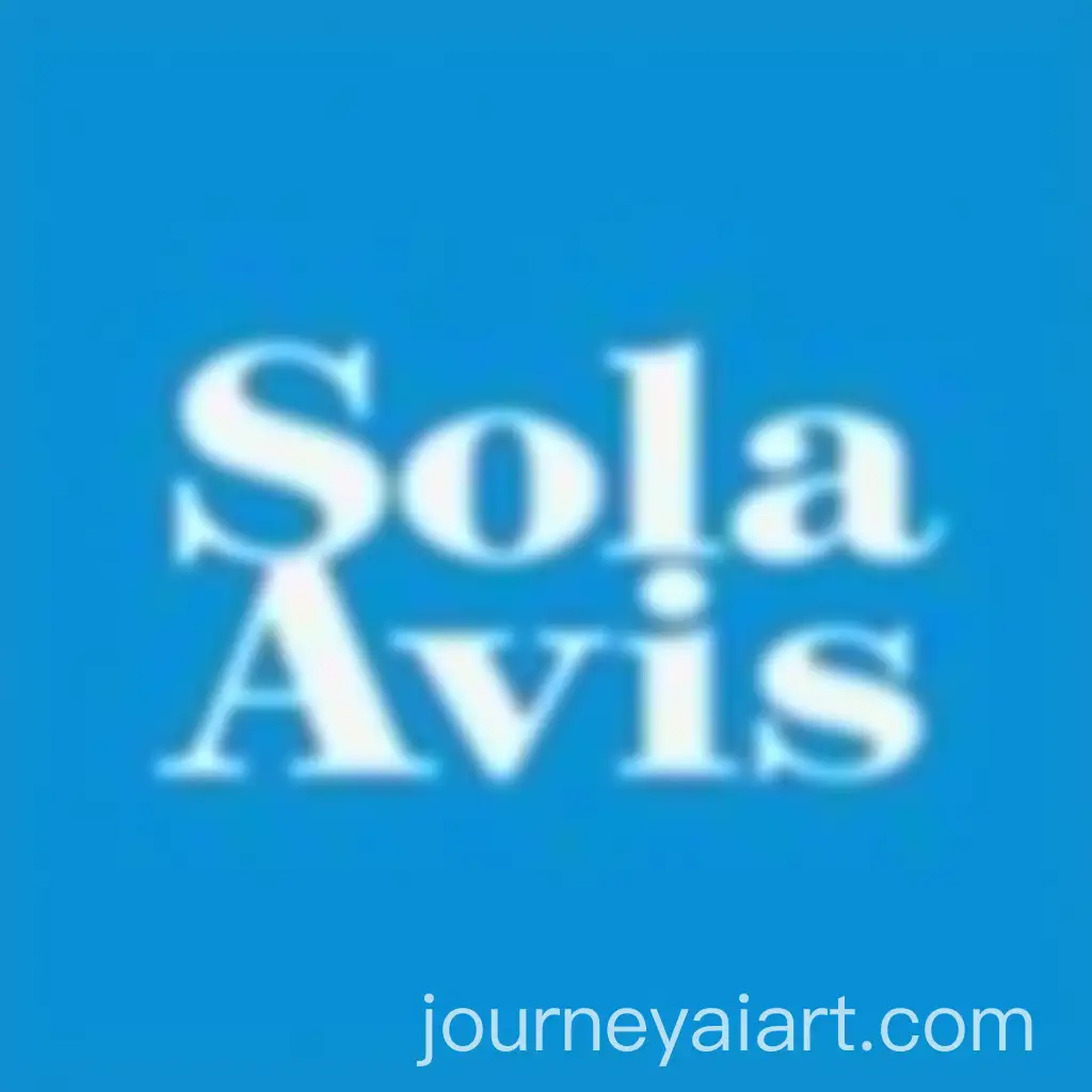 Sola-Avis-Typography-on-Blue-Background