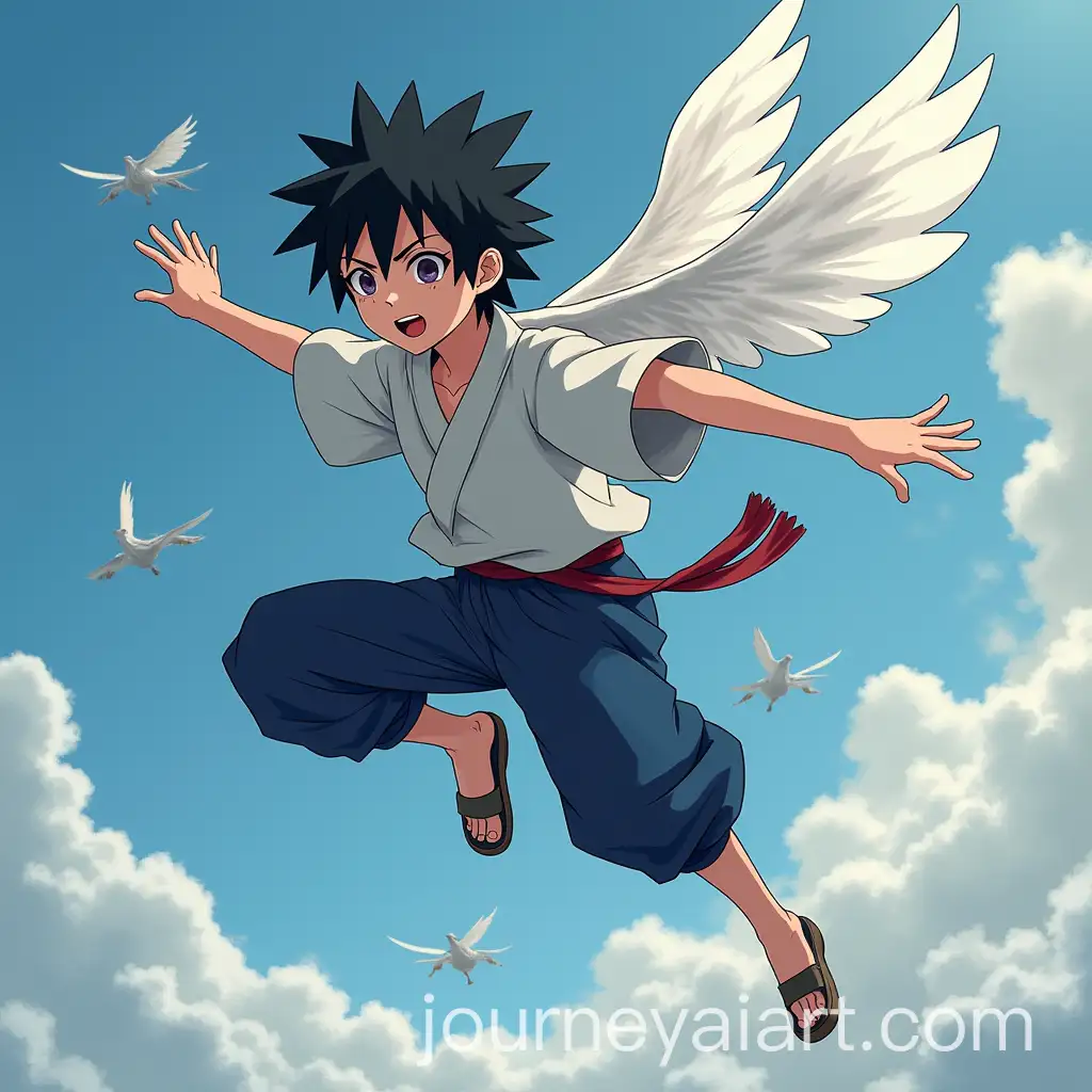 Sasuke-in-Flight-Against-a-Dynamic-Sky-Background