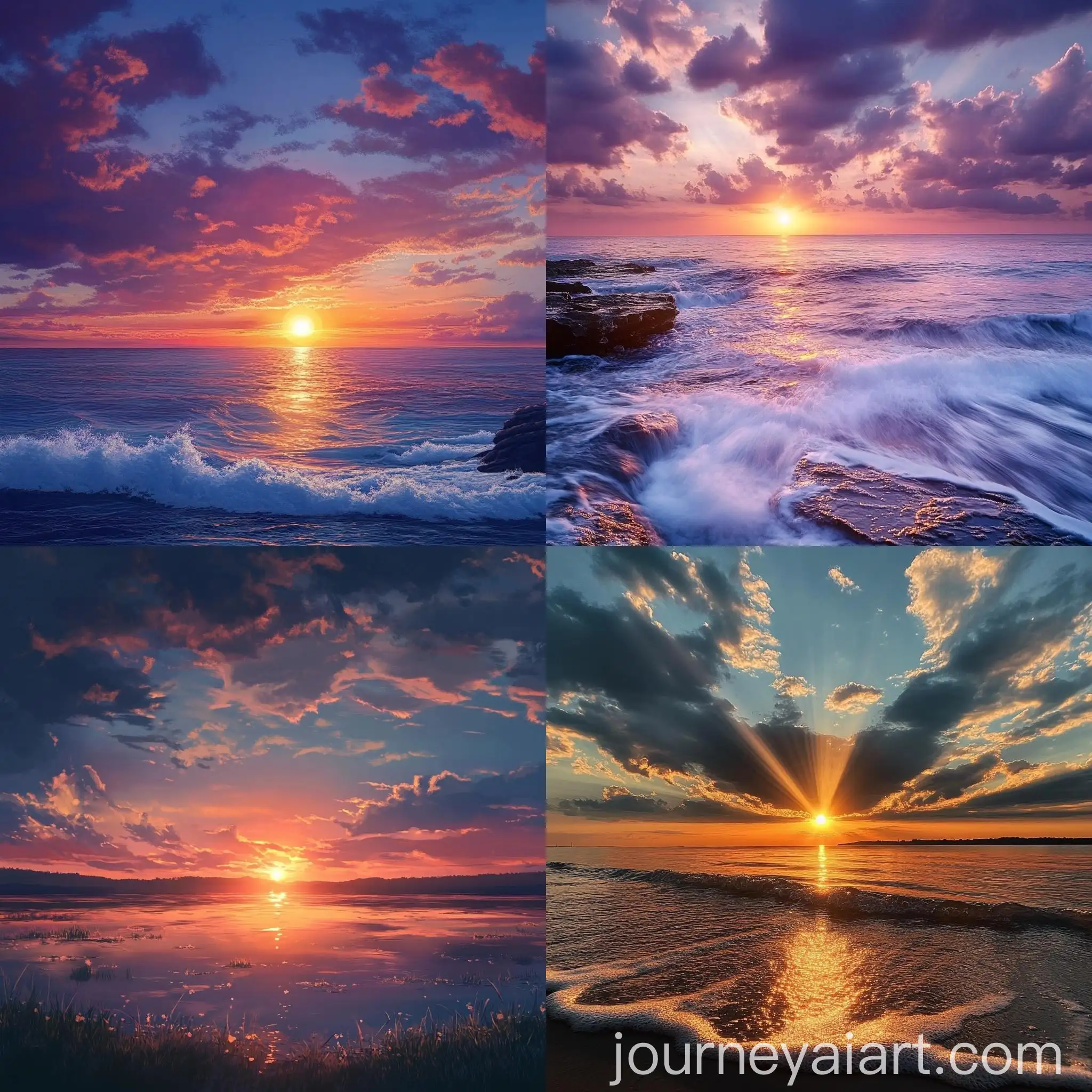 Serene-Sunrise-Landscape-with-Clear-Sky
