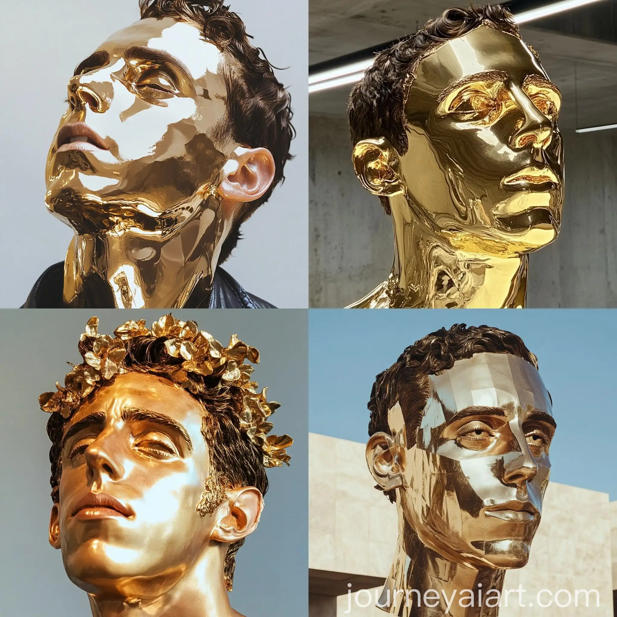 Golden-Statue-with-Solid-Gold-Head