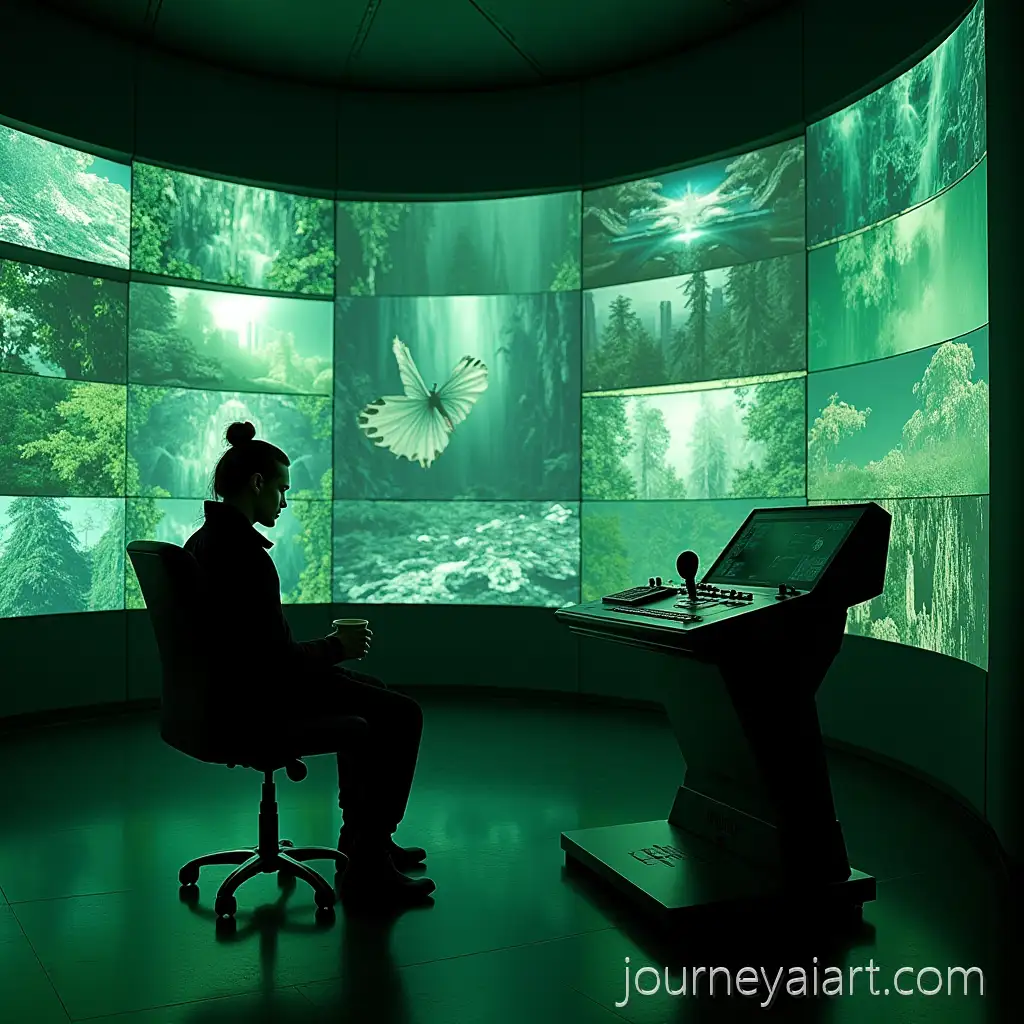 FFuturistic-Architect-Officeuturistic-Architects-Office-Inspired-by-The-Matrix-with-Immersive-Nature-Screens