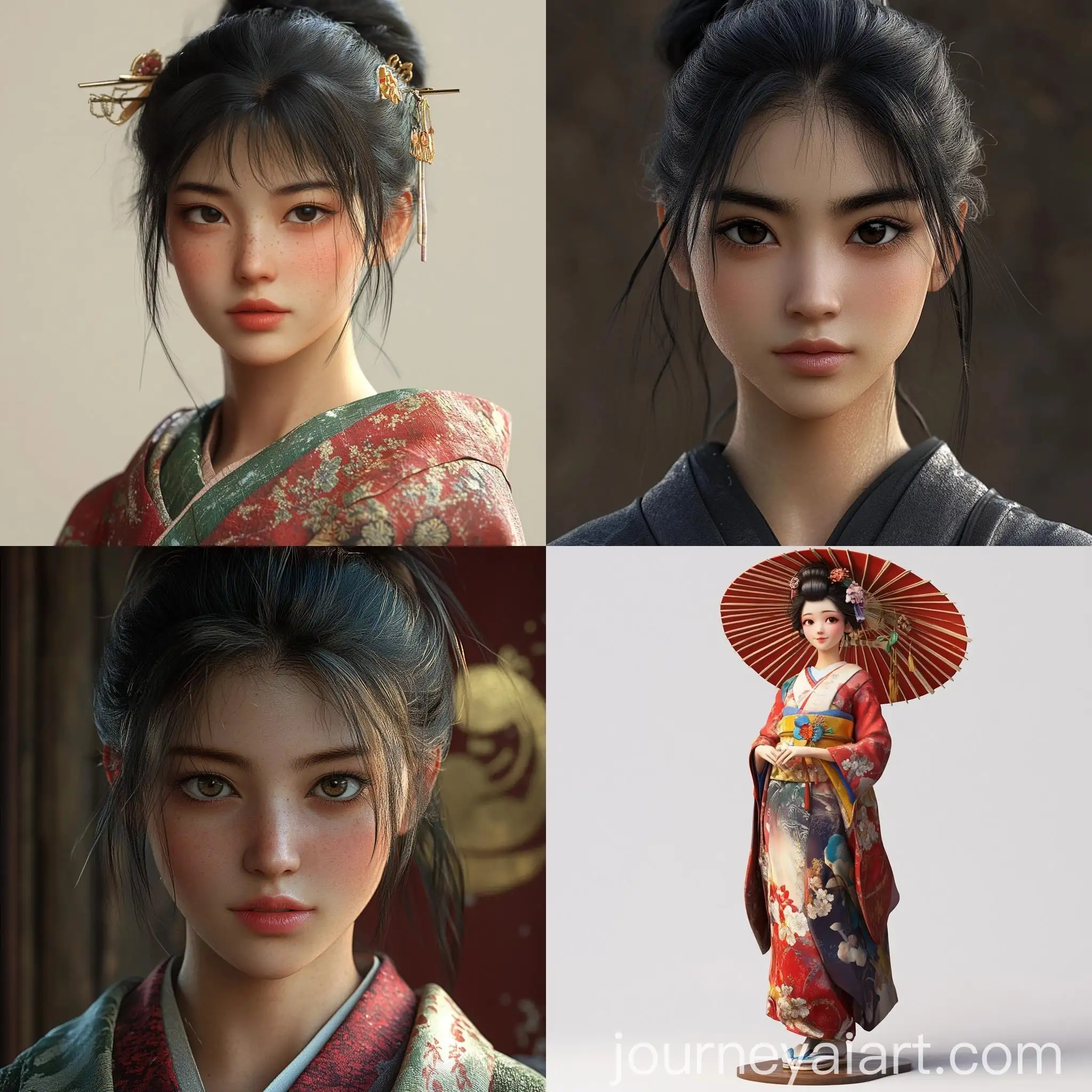 Futuristic-3D-Japanese-Model-with-AR-Interface