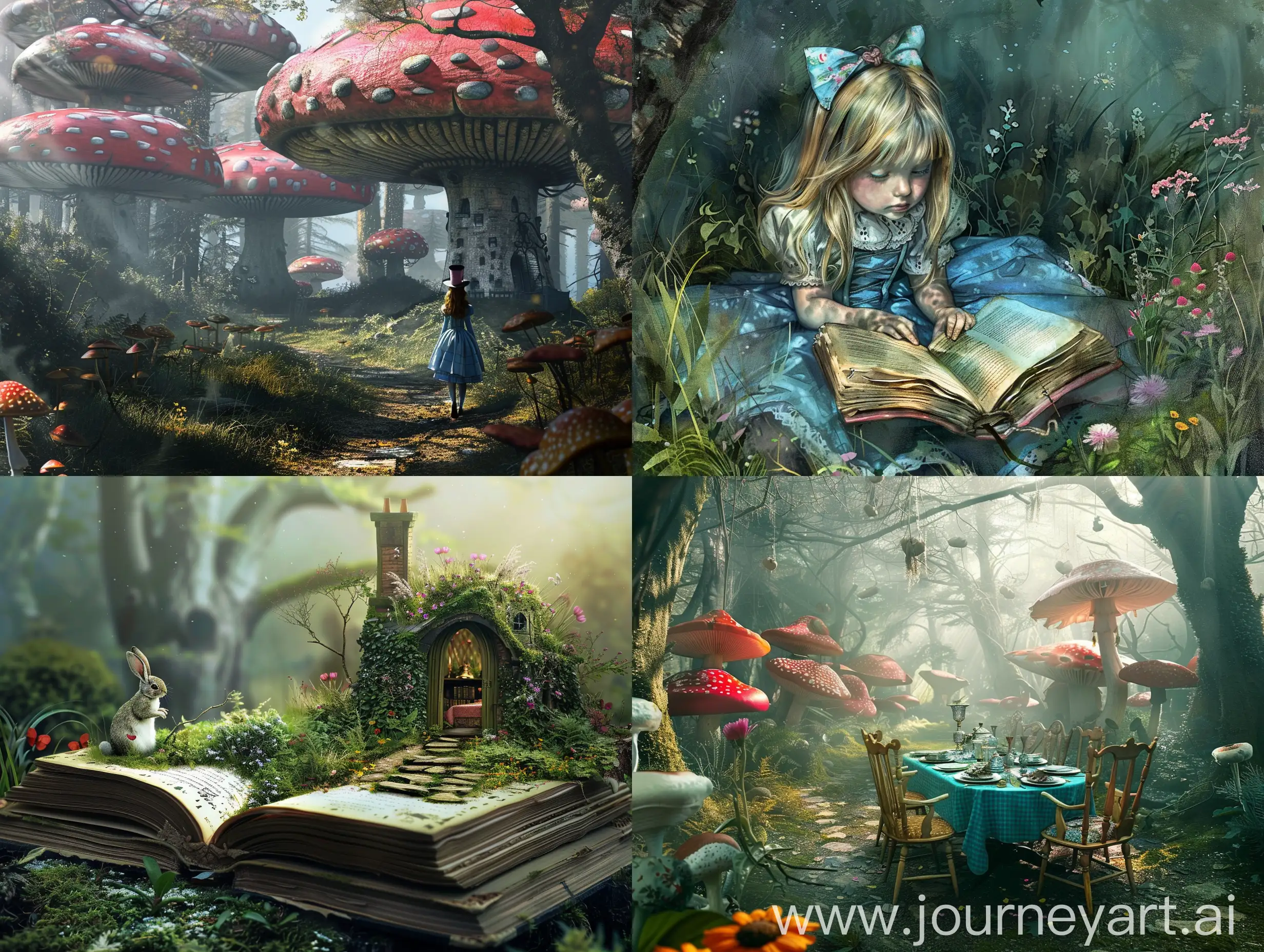 Artistic-Interpretation-of-Alice-in-Wonderland