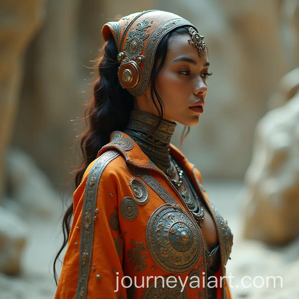 Exotic-Woman-in-Futuristic-Ethnic-Wear