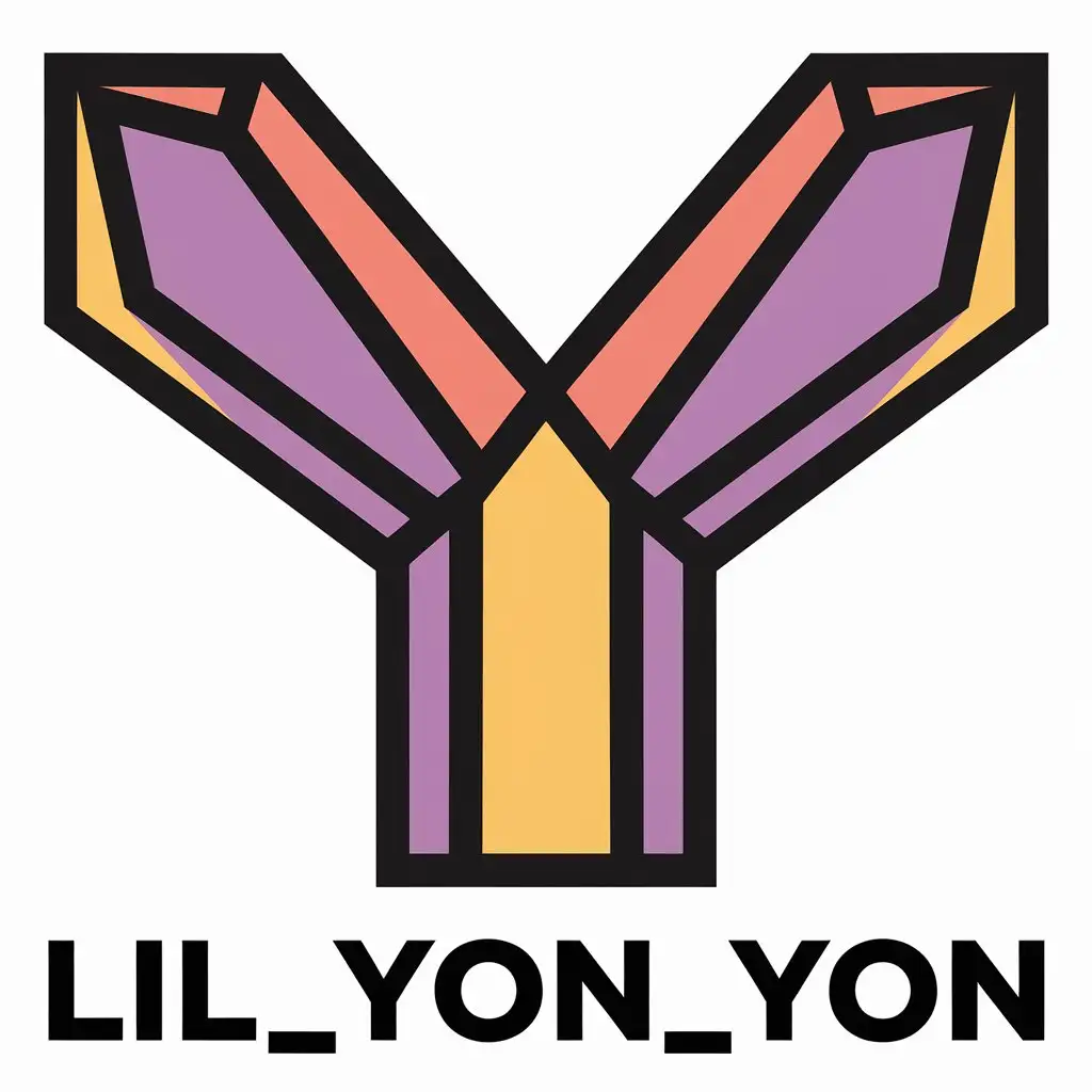 a vector logo design,with the text "lil_yon_yon", main symbol:Y,Moderate,be used in Internet industry,clear background