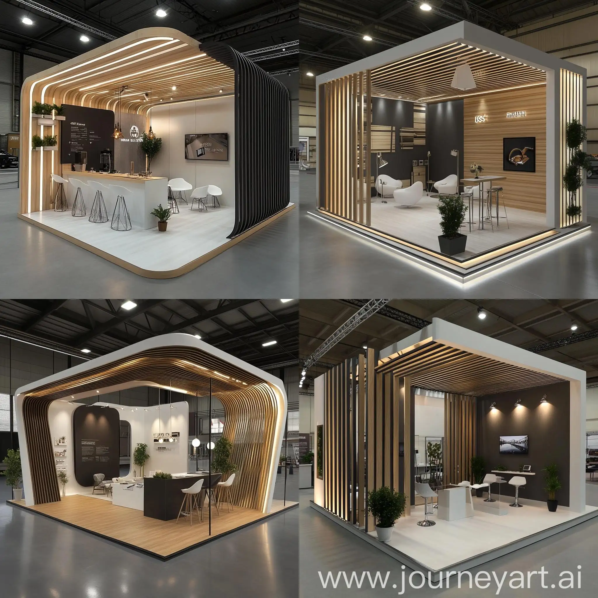 Modern-Exhibition-Stand-Design-with-Wood-and-White-Elements