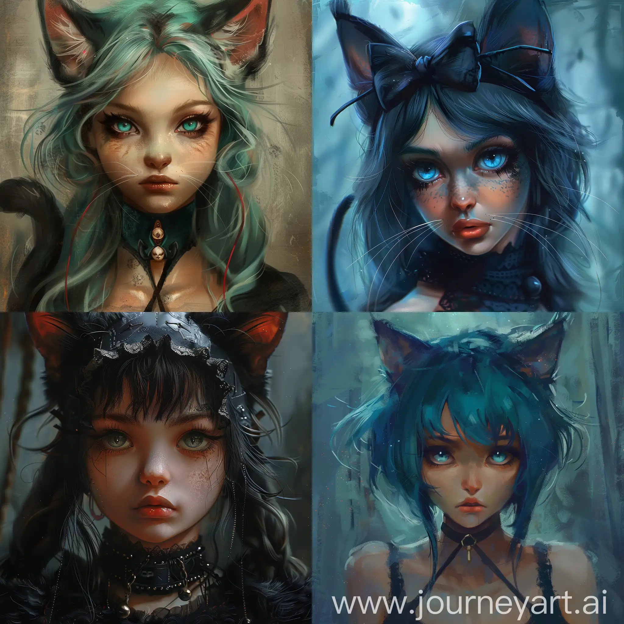 Anthropomorphic-Cat-Girl-in-HD-Digital-Painting