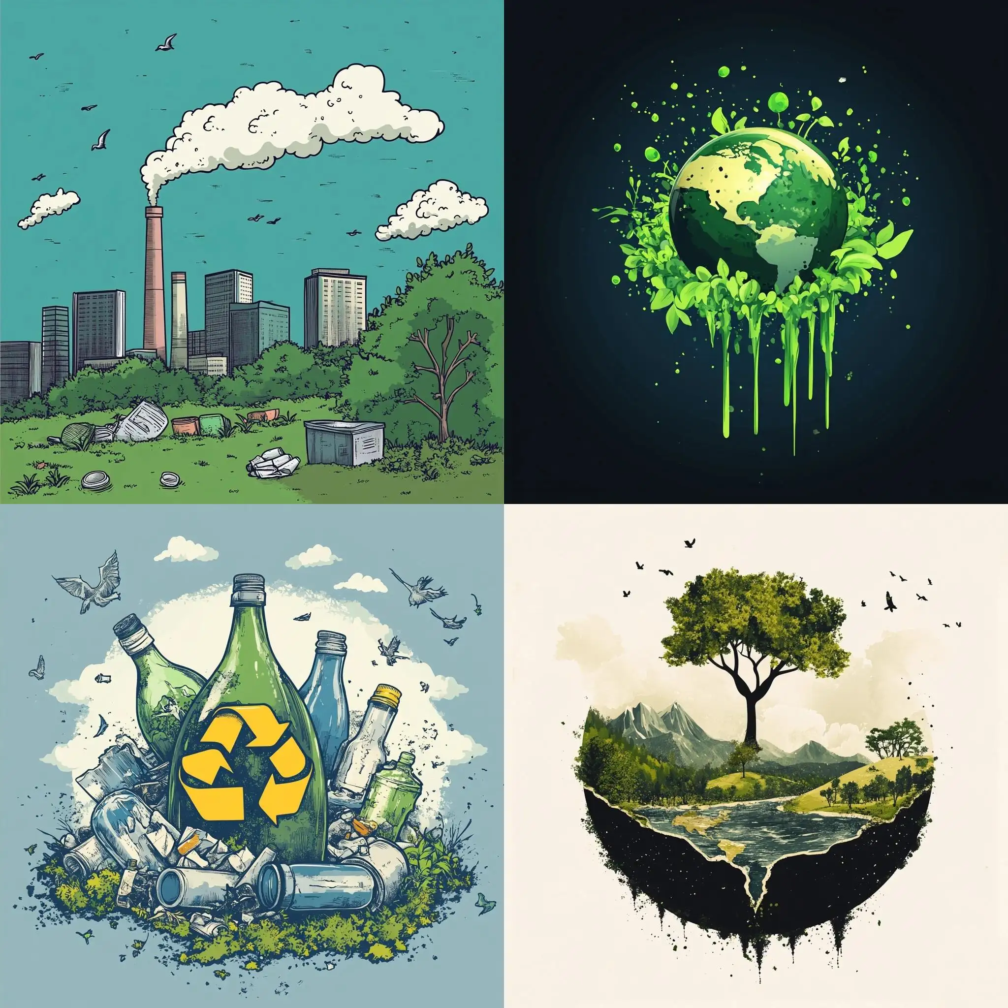 Vector-Image-of-Earth-Conservation-and-Waste-Reduction