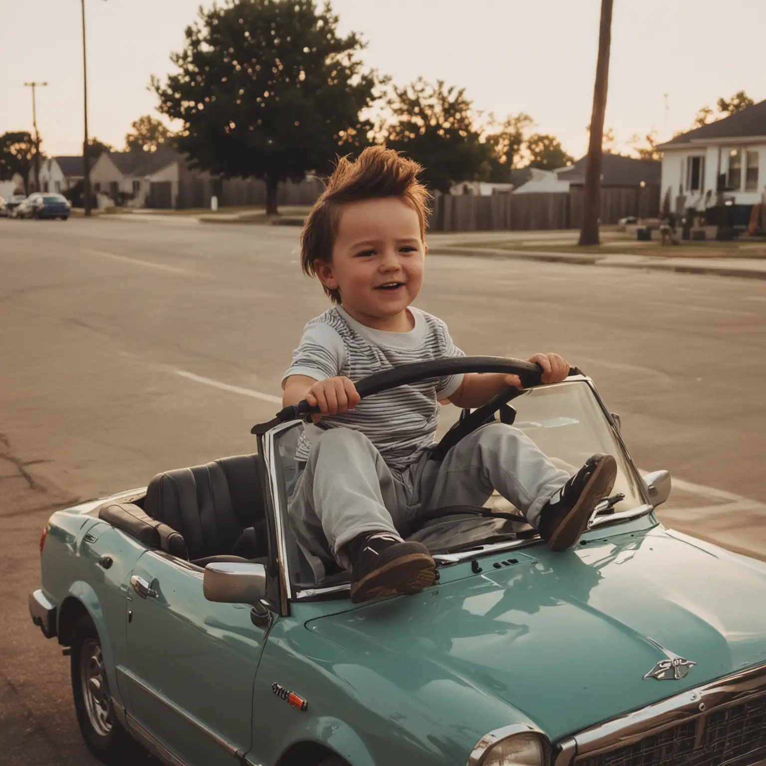 Boy-Riding-Toy-Car