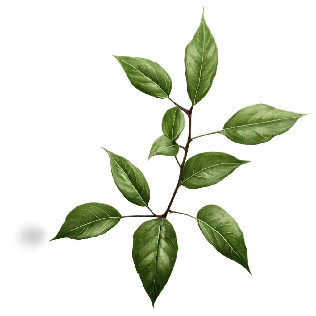 Green-Bean-Coffee-with-Leaves-Black-and-White-PNG-Image-for-HighQuality-Visuals