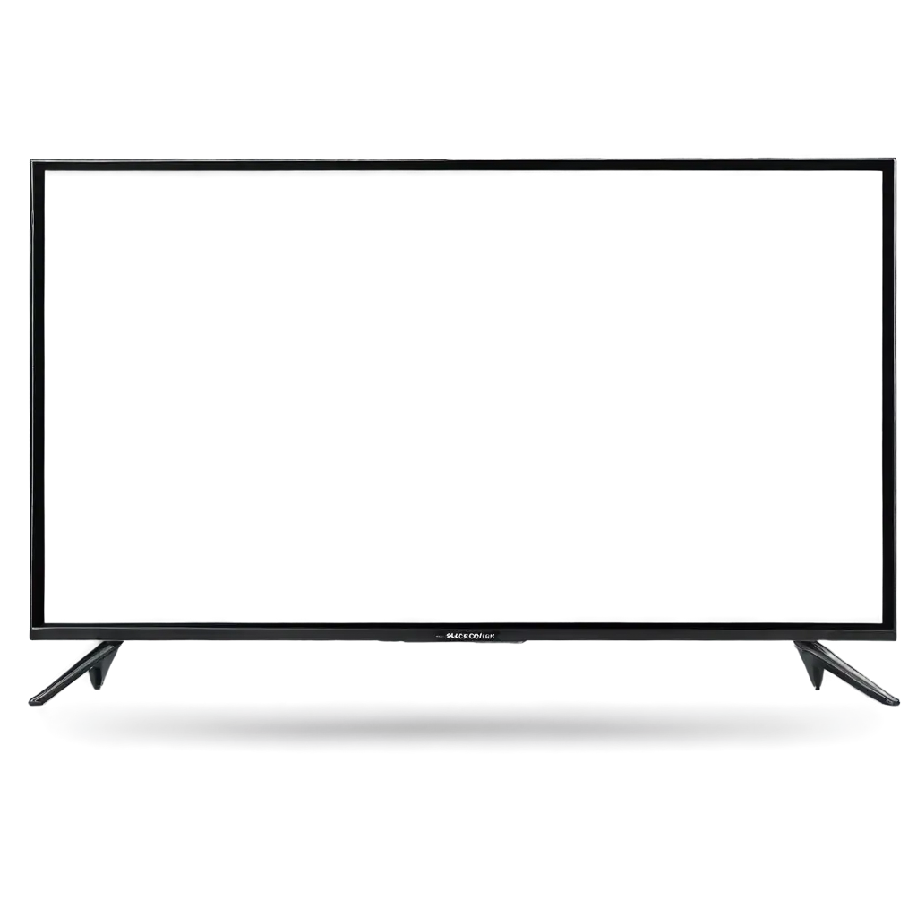 LED-TV-with-Black-Border-Frame-PNG-Image-for-Clear-HighQuality-Visuals