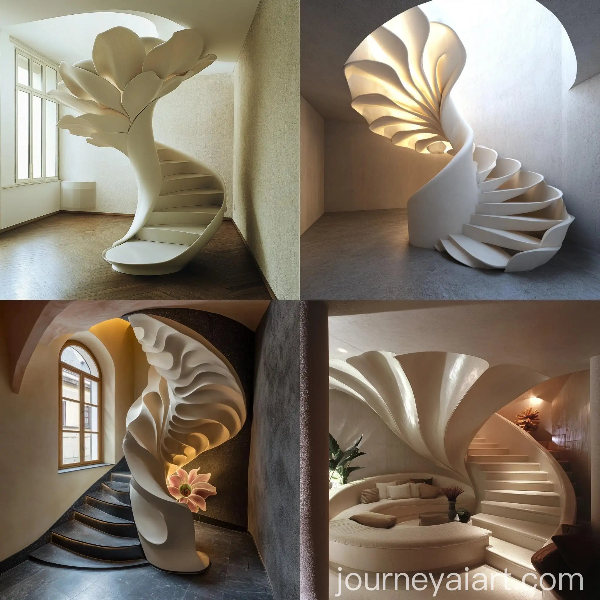 Spiral-Staircase-Design-with-Flowerlike-Elegance