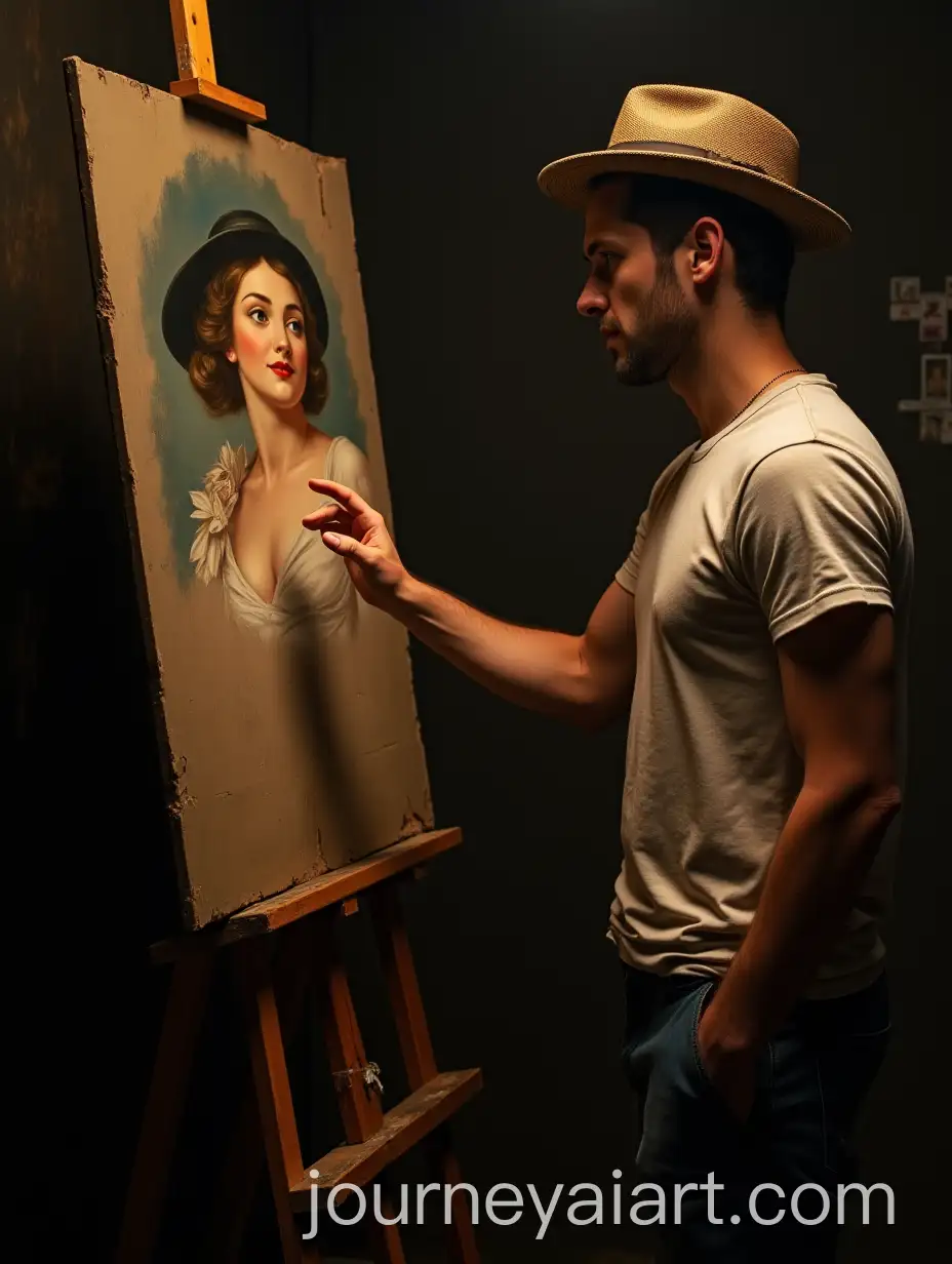 Portrait-of-a-Lady-in-a-19th-Century-Artists-Workshop-Reaching-Out-to-the-Artist