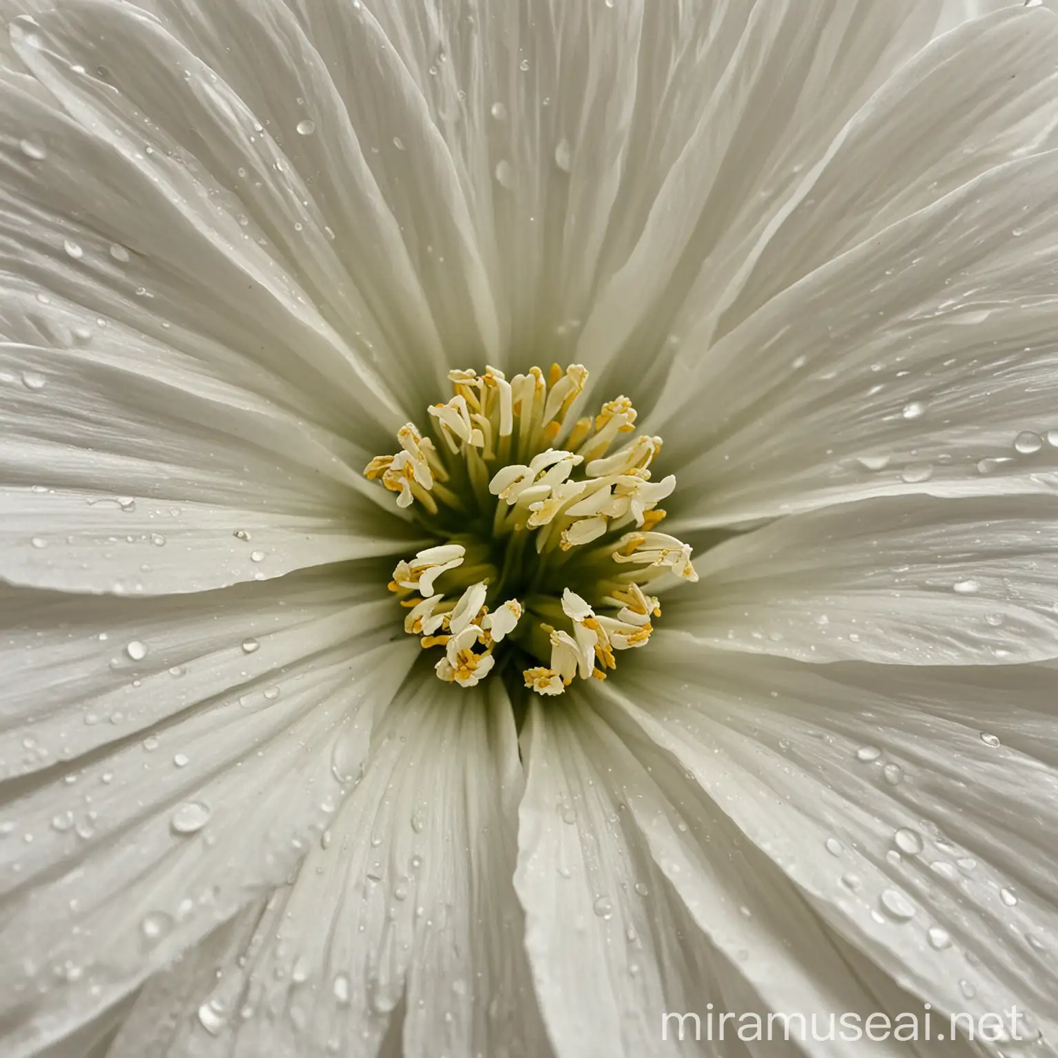 CloseUp View of Elegant White Flower