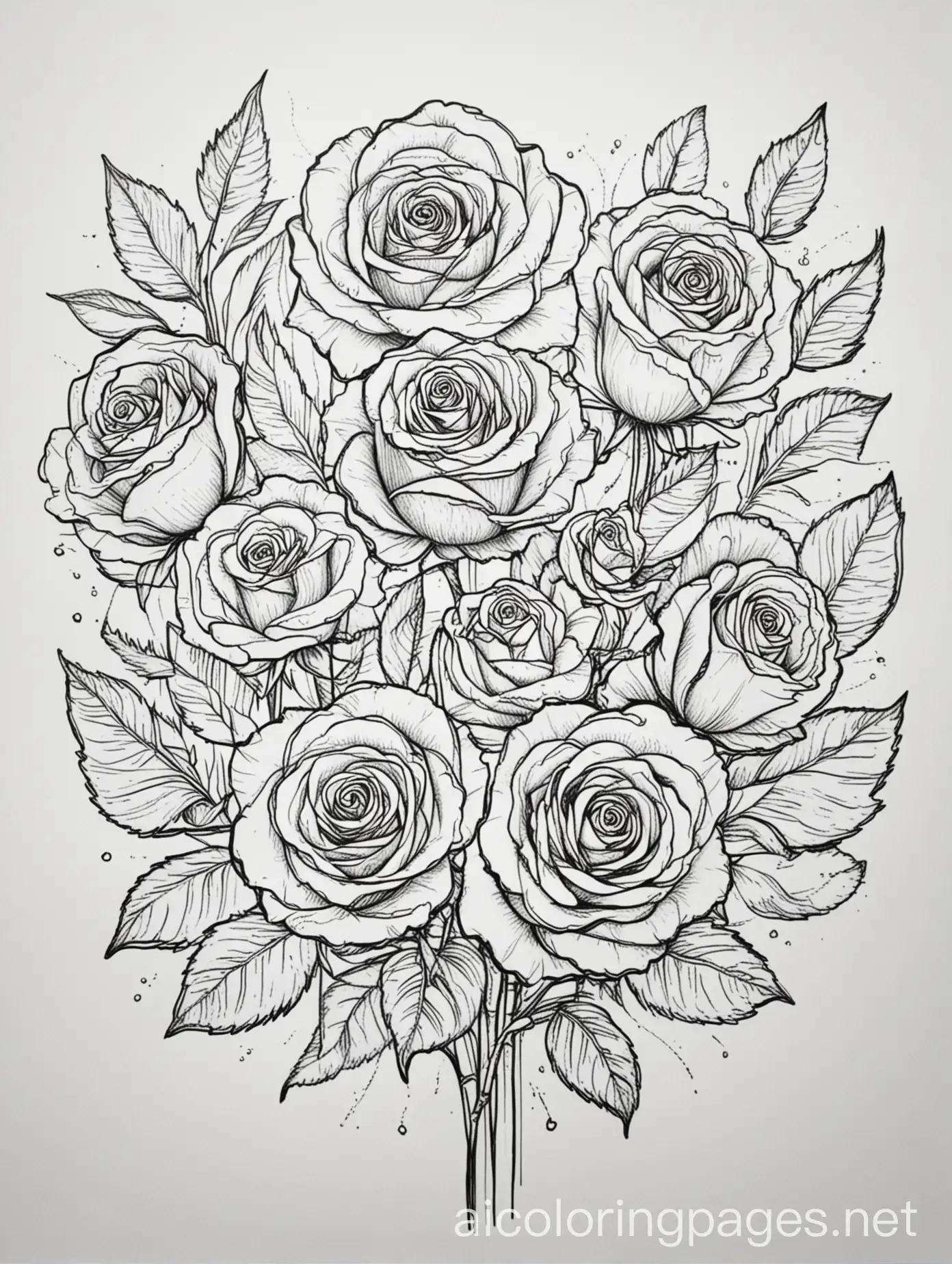 Simple-Black-and-White-Rose-Line-Drawing-Coloring-Page-for-Kids