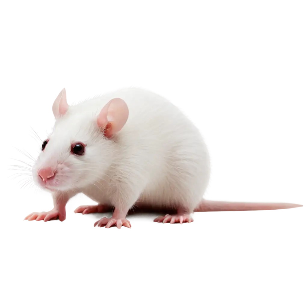 White-Rat-PNG-Image-HighQuality-Transparent-Graphic-for-Versatile-Use