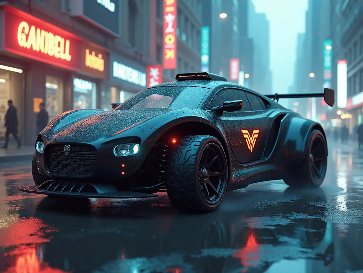 Create a crazy Cyberpunk Vehicle.