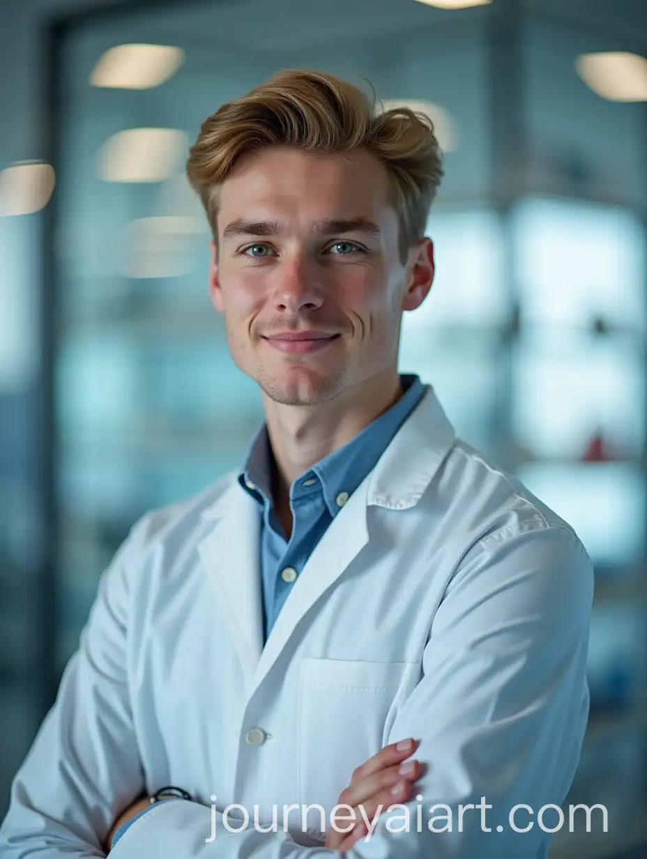 Young-Blond-Male-Researcher-in-Modern-Laboratory