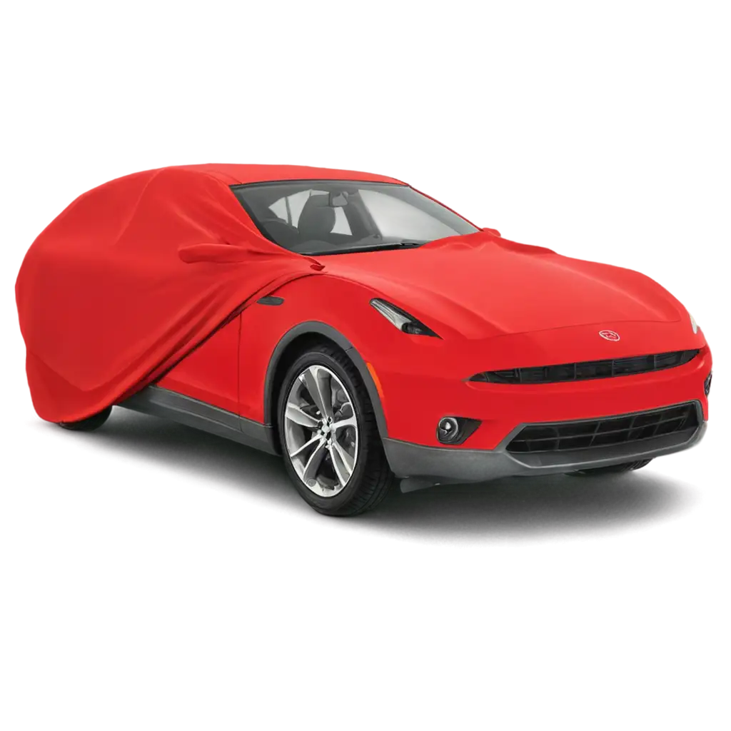 Car-with-Red-Cover-PNG-Image-for-Versatile-Applications